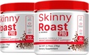(2 Paket) Skinny Roast Pro - Premium Powder Formula Overall Health & Fitness, SkinnyRoast Pro untuk mendukung Gaya Hidup Sehat & Keep Energy, Resmi Roast Pro Di A Jar Review (60 Pelayan)