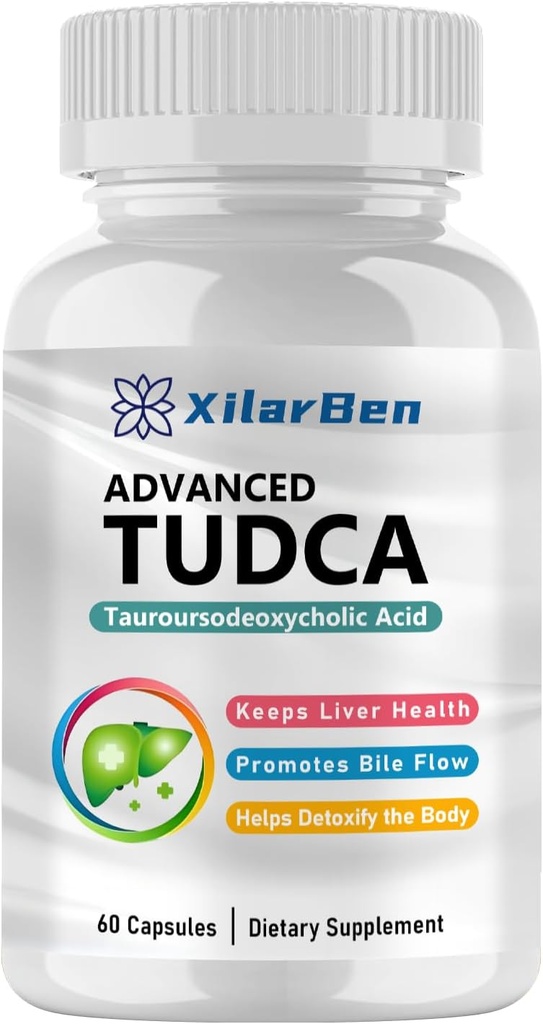 Implementació genèric de l'ITUDCA suplementari-Liver,Cleanse Detox iRefora, Ultra Wart Bile Salt ITUDCA 1000mg 60 Capules
