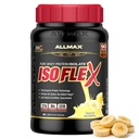 ALLMAX ISOFLEX Pure Whey Isolate Protein Powder - Gluten Free, Low Lactose, Sugar-Free - High-Protein, Clean, Keto-Friendly for Pre Post Workout Supplement for Women and Men | Banana, 2lb