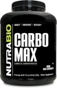 NutraBio CarboMax Maltodextrin Powder - Углеводный порошок для устойчивой энергии - Богатая калория для мышечной массы и увеличения веса - Не ароматизированный - 5 фунтов, 75 порций