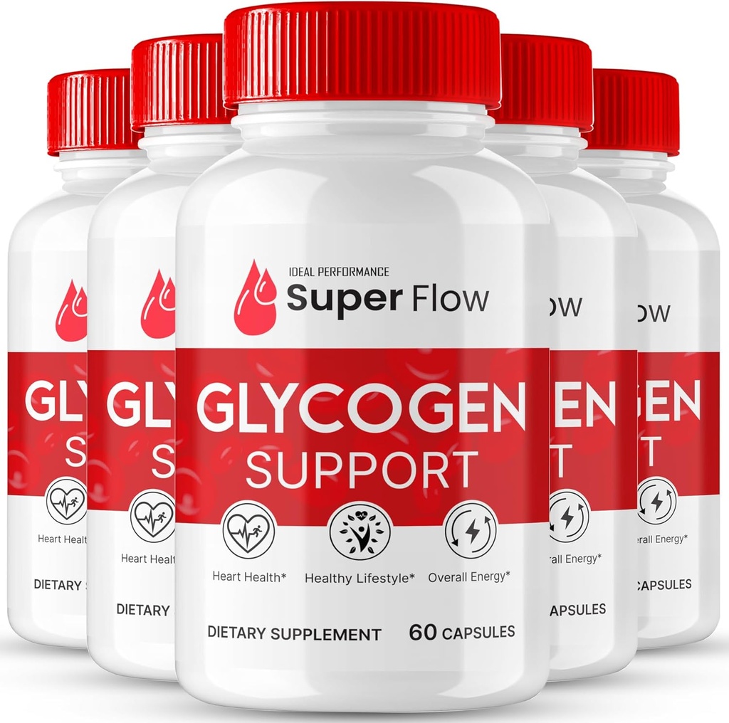 Super Flow Glycogen Support, Super Flow Glyco Optimizer Capsules, Glycogen Super Flow, SuperFlow Glycogen Support Pills, SuperFlow Glycogen Support Reviews, Blood Support Formula Supplement (5 Paket)