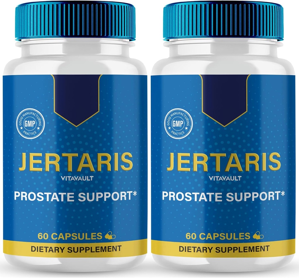 Jertaris Capsules, Jertaris Prostate Helse Supplement piller - Ekstra styrke, Jertaris støtter Prostate Heath Alle naturlige formel, Jerta RIS Capsules, Jer Taris anmeldelser (2 Pakke)