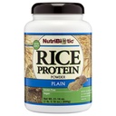 NutriBiotic – Plain Rice Protein, 1 Lb 5 oz (600g) - Low Carb, Keto-Friendly, Vegan, Raw Protein Powder - Grown & Processed Without Chemicals, GMOs or Gluten - Easy to Digest & Nutrient-Rich