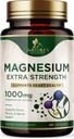 Magnesium Meneral Supplement 1000 mg - High Potitition Magnesium Citrate for Baron, Heart Heal, Nerves & Barty, Magnesium Commission for board Complex, plorted in USA - 60 Capsuls