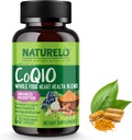 Suplemento de CoQ10 de alimentos enteiros, cápsulas 60 Veg, mestura de saúde cardíaca, poderoso antioxidante, CoQ10 100mg para produción de enerxía