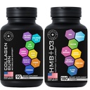 Thermogenic Multi Collagen Burn and HMB D3 Supplement - Fitness and Weight Loss Bundle