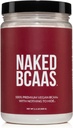 NAKED BCAAs Amino Acids Toz, Yalnız 1 Material, Pure 2:1 Formula, Vegan Unflavored Branched Chain Amino Acids, Instantized All Natural BCAA Supplement - 500 Grams, 100 Xidmət