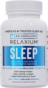 Relaxium Sleep Aid for Adults– Professional Strength Formula | 5mg Melatonin, Magnesium Glycinate, Valerest & Ashwagandha | Non-Habit Forming Sleep Support | 30-Day Supply