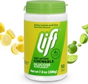 Angkat Glust 124; Fast- Akting Gerible Chewable Energy Tablet 124; Lemon & Lime 14; 50 ct Jar (Paket 1)