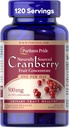 Puritan's Pride One A day Cranberry - 120 капсули поддържа пикочните здраве