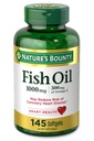 Nature's Bounty Fish Oil Omega-3 1000 mg Softgels 145 ea