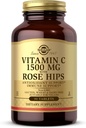 Solgar Vitamin C 1500 mg con Rose HIPS, 90 compresse - Antiossidante e supporto immunitario - Salute complessiva - Supporta la pelle sana e articolazioni - Non OGM, Vegan, Gluten Free, Dairy Free, Kosher - 90 Serve