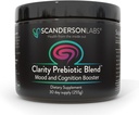 Clarity Prebiotic Blend – Gut-Brain Axis를 통해 Gut 및 Mood 최적화 – 1 개월 공급 – 사용하기 쉬운, 액체 또는 식품과 하나의 Scoop 혼합 – Vegan, Soy-Free, Gluten-Free, Non-GMO