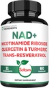 Satoomi NAD Addition for Women - NAD Nicotinamide Riboside Resveratrol 900mg, Quercetin, Turmeric, Astragalus, Ginseng, Vitamin D3, Vitamin C - 60 Count