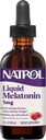 Natrol Liquid Melatonin 1 mg, adulto Melatonin Suplemento para caer Asleep máis rápido e manterse máis rápido, Wake Up Refreshed, 2 FL OZ Berry-Flavored Liquid, 15 servizos