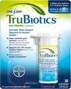 TruBiotics Daily Probiotic 30 Capsules - Gluten Free, Soy Free Digestive + Immune Health Support Supplement for Men and Women (Pack of 3)