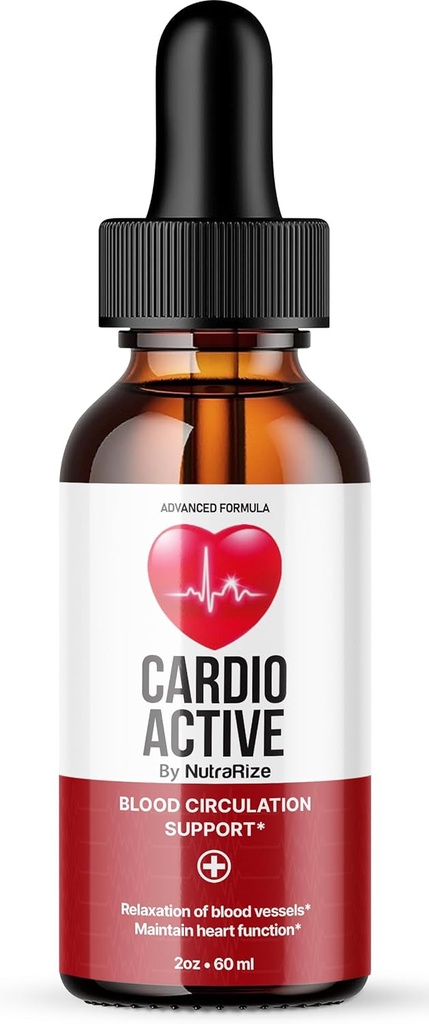 NutraRize Cardio Aktivne kapljice za Advance Formula - Uradni dodatek kapljice, Vse naravne Cardio Aktivna podpora za krvni obtok, Mnenja (30 Serving)
