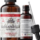 Sarsaparilla Tincture, Organic Sarsaparilla Extract (Smilax Medica) Dried Root, Non-GMO in Cold-Pressed Organic Vegetable Glycerin 2 oz, 670 mg