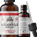 Sarsaparilla Tincture, Organic Sarsaparilla Extract (Smilax Medica) Getrocknete Wurzel, Non-GMO in Kaltgepresstem Organisch Gemüse Glycerin 2 Unze, 670 mg