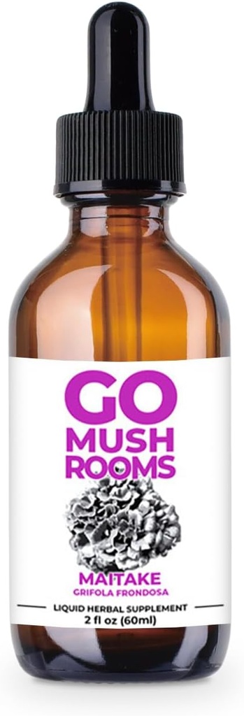 Maitake Mushroom Tincture Supplement for Renewal Support- 2 fl oz (60 Servings)*