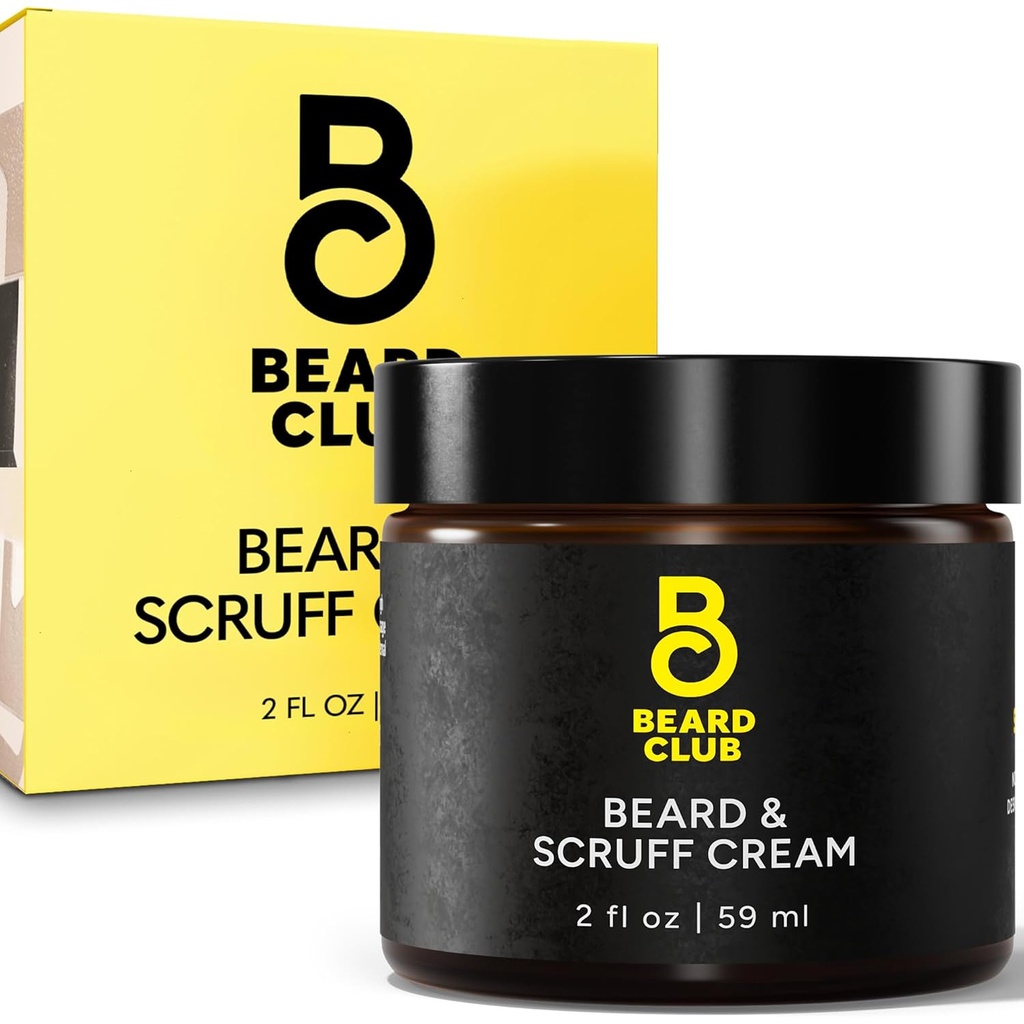 Beard Club Biotin Beard Cream - hydratační a hydratační Shea Beard máslo pro zdravější obličeje vlasy & kůže
