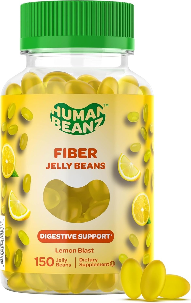 Fiber Jelly Bean Gummys for adderns, Fiber for terribleive Health, 植物学家 Fiber Gummy, 150 Jellybeans (意大利语)