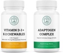 Kompleks Adaptogen & Vitamin D3 + K2 Bundle murahan