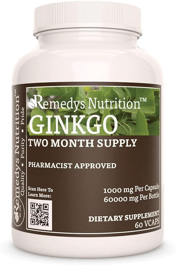 Remedy's nutrition Ginkgo Biloba 