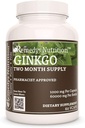 Nutrição de Remedy Ginkgo Biloba □ 1.000 mg, 60 Cápsulas Vegan Suplemento Dietário de ervas
