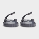 NutriBullet Flip Top to-Go Lid (set of 2), Grey,.25 Lbs