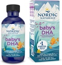 DHA Bayi Nordic, Unflamited - 2 oz - 1050 mg Omega-3 + 300 IU Vitamin D3 - Pendukung Otak, Pembangunan Sistem Vision & Gugup dalam Bayi - Non-GMO - Layanan Mei Vary
