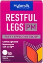 Hyland's Restful Legs PM, Nighttime Formula, Calms Agitated Legs para que poida durmir, 50 comprimidos de disolución rápida (Pack of 3)