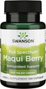 Swanson Full Spectrum Maqui Berry 400 Milligram 60 kapslar