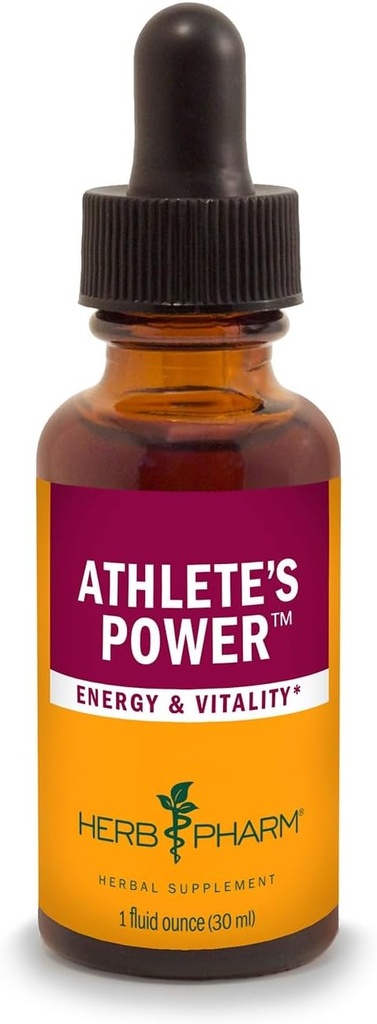 Herb Pharm Atlete 's Power Liquid Herbal Formel for Energi og Vitality - 1 Ounce (FSTEROL01)