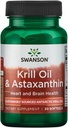 Swanson Efa Krill Olje & ASATAXANTHIN 30 SGELS