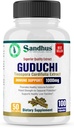 Sandhu 's Guruchi (Tinospora Cordifolia) Giloy 100 Vegetáriánus kapszula Immuntámogatás 1000mg szervenként