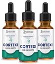 Уніфіковані лабораторії (3 пакет Cortexi Ear Drops Cortexi Healthy Eardrum Oil Supports Здорові ефіри Premium суміш ефірних масел 3 пляшки