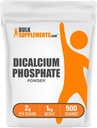 BulkSupplements.com Dicalcium Phosphate אבקת - תוסף Calcium, DCP תוסף - Unflavored & Gluten Free, 2g ל- 1kg (2.2 lbs) (Pack of 1)