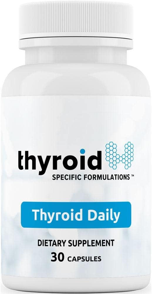 Thyroid Daily - Den första näringsämne kompletta multi designad för optimal sköldkörtelhälsa. Thyroid Daily är jodfri w / 19 Thyroid Daily Essential Nutrients för Thyroid Support.