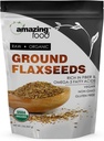 Amazing Food Ground Flaxseed Promotion 124; 2 Lbs Ț124; USDA Certified Organised Organisation 124; Vegan Thermal 124; Non- GMO Thermaceuticals 124; Gluten Free Thermal 124; Made in USA