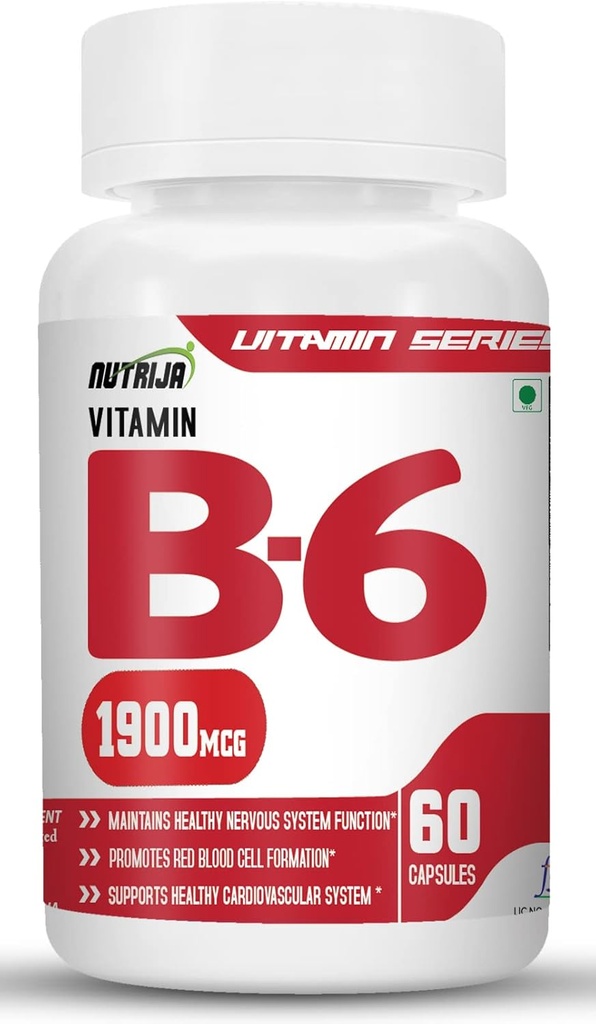 Vitamiin B6 kapslid (120 kapslit)