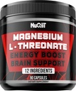 Magnesium L-Threonate with Irish Sea Moss, L-Theanine, and More - 90 Capsules - Beneficios Impresionantes para Soporte Mood, Brain Health, Energy Production, Ability to Remember, Focus