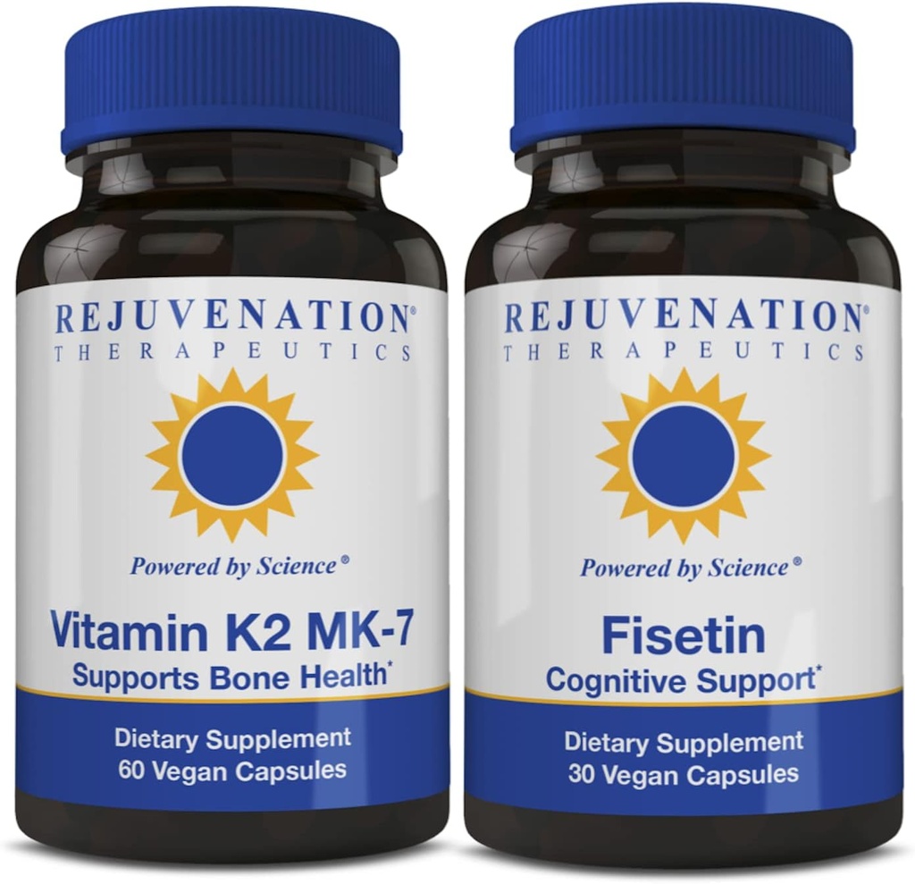 Rejuvenecemento terapéutico Vitamina K2 + Fisetin Value Pack