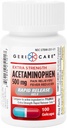 Gericare Extra Forza Acetaminophen 500mg Rapid Release Gelcaps, Pain Relief 100 Count (Pacchetto di 1)