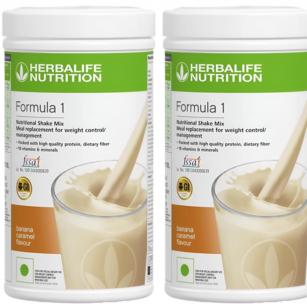 Herbalife Formula 1 Nutritional Shake Mix - 2, 500g haqqında Pack - Herbalife Shake - Herbalife Protein Toz - Herbalife Çığlığı Meal dəyişiklik (Benna - Banana)
