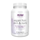 NOW Foods Solutions, Vegan Hair, Skin & Nails, Nutritional Support with 5,000 mcg Biotin, 90 Veg Capsules