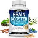 Toplux Brain Supplement Nootropic ... Aivopillerit DMAE, Bacopa Monnieri, L-Gutamiini, miesten Naiset, 60 kapselia, ravitsemus