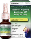 HealthA2Z Fluticasone Propionate Spray-uri nazale, 24 Ore Ajutor pentru alergii,120 Spray-uri, 0.54 fl oz