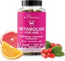Metabolisme for henne - Appetitt og metabolisme Support for kvinner - Curb Cravs, Reduser kalorisk inntak og fremme følelser av fullhet - Berberine, Chromium Picolinate & Guarana - 60 Veg Kapsler