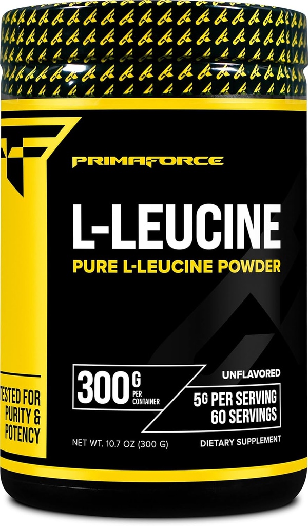 Primaforce L-leusiini (300 gramman annos 60 annosta) - Pure L-leusiinijauhe, 5 grammaa per annos